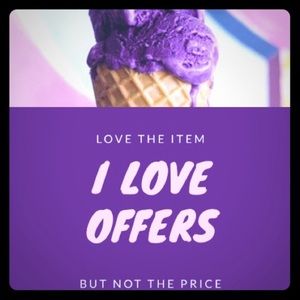 Love the item but not the price? Throw me an offer.